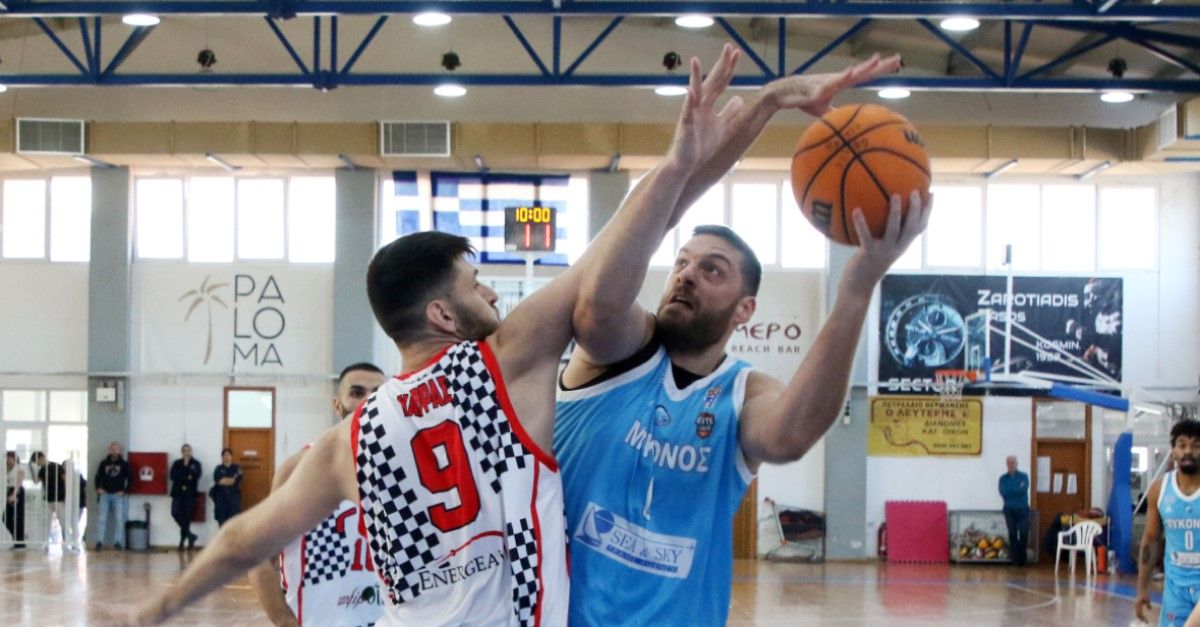 Elite League: Άνετο πέρασμα από την Ελευθερούπολη για τη Μύκονο, διπλό του Πρωτέα στο Σαλούν